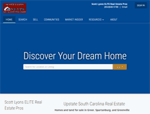 Tablet Screenshot of greerrealestateguide.com